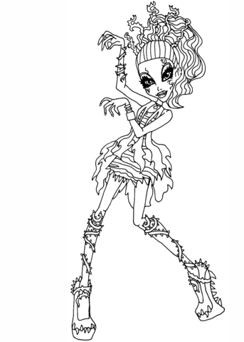 Zombie Dance Venus Coloring page