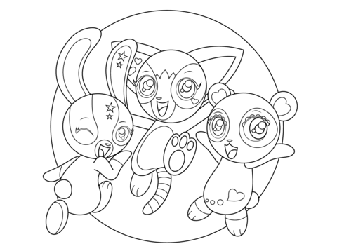 Zoobles Coloring page