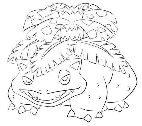 Venusaur Coloring page