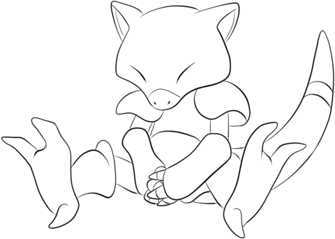 Abra Coloring page