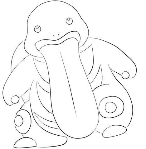 Lickitung Coloring page