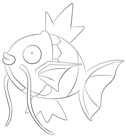 Magikarp Coloring page