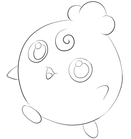 Igglybuff Coloring page