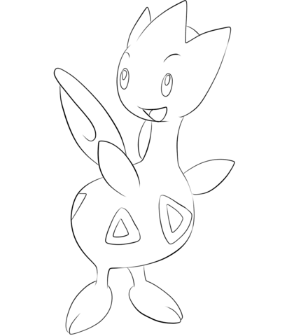 Togetic  Coloring page