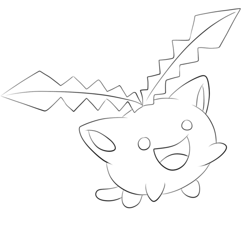 Hoppip Coloring page