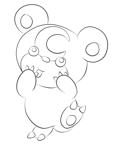 Teddiursa Coloring page