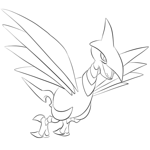 Skarmory Coloring page