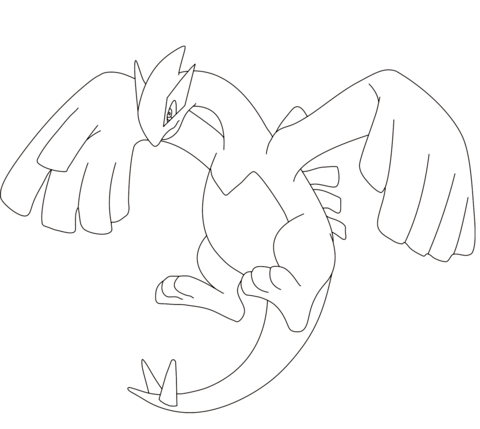 Lugia Coloring page