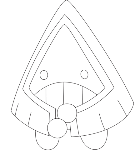 Snorunt Coloring page