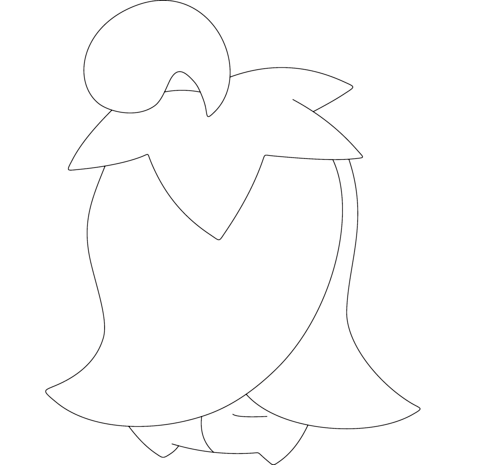 Cherrim in Overcast Form Coloring page