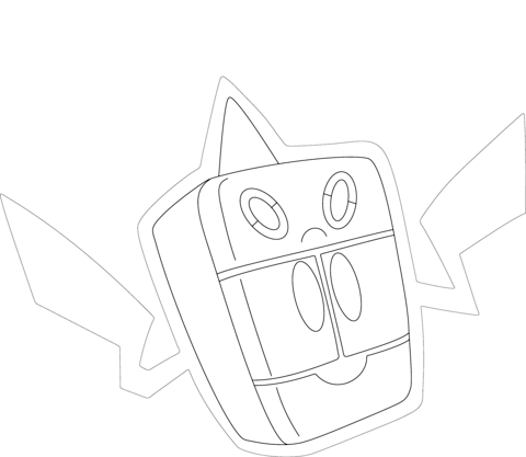 Rotom in Frost Form Coloring page