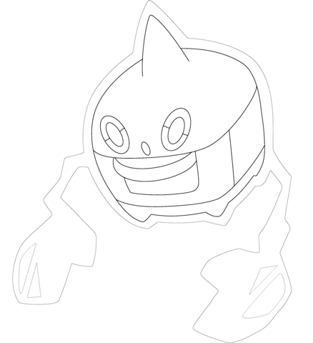 Rotom in Heat Form Coloring page