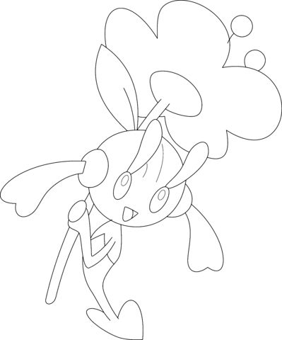 Floette Coloring page