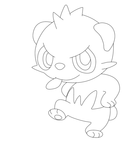 Pancham Coloring page