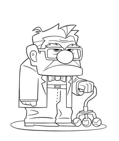 Old Carl  Coloring page