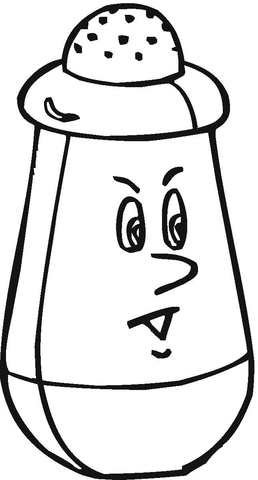 Table salt Coloring page