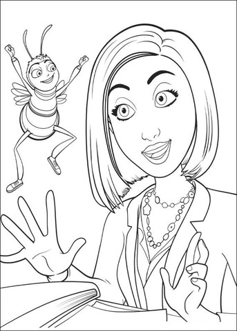 Barry Is Happy  Coloring page