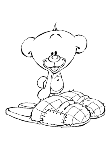 Big Shoes For Pimboli Coloring page