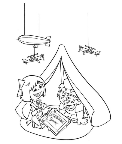 Book Of Adventure  Coloring page