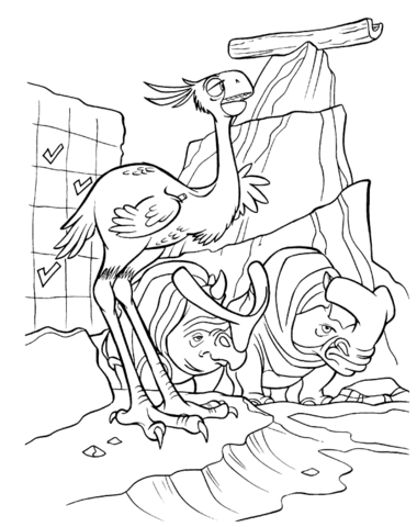 Carl And Frank  Coloring page