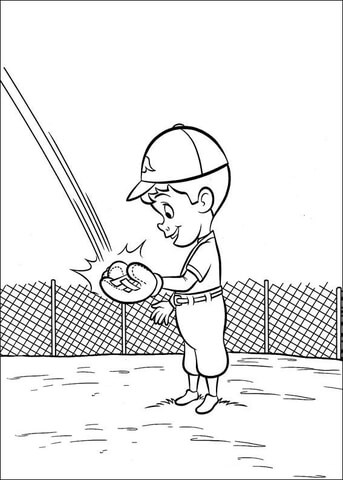 Catch the Ball  Coloring page