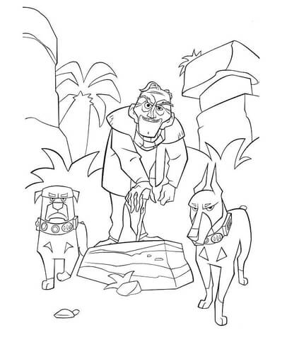 Charles F Muntz  Coloring page