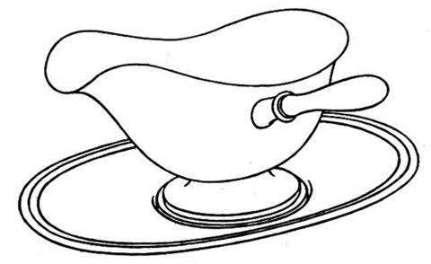 Dish  Coloring page