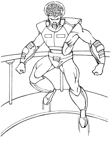 Hulk villain Coloring page