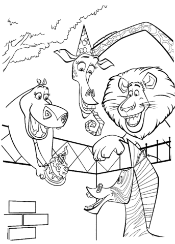 Happy Birthday Marty  Coloring page