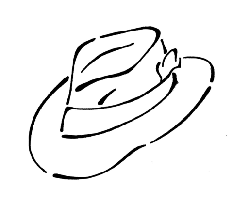 Hat  Coloring page