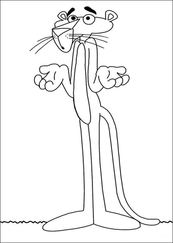 Pink Panther  Coloring page