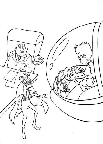 Lewis meets Michael Goob Coloring page