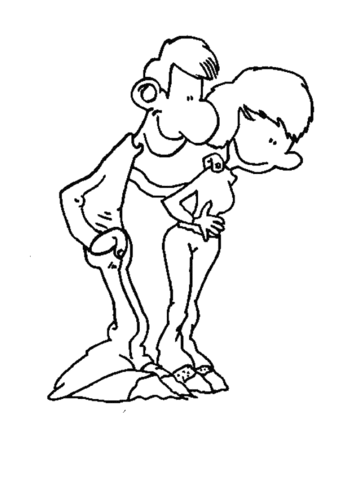 Parents Coloring page