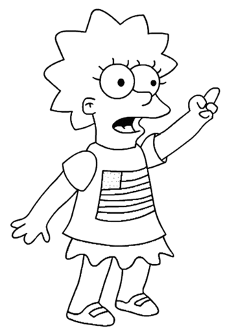 Lisa  Coloring page