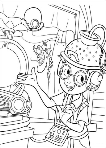 Lewis Little Genius  Coloring page