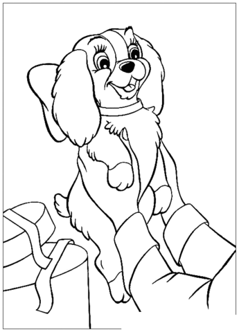 Puppy Coloring page