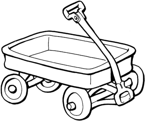 Little Trailer  Coloring page