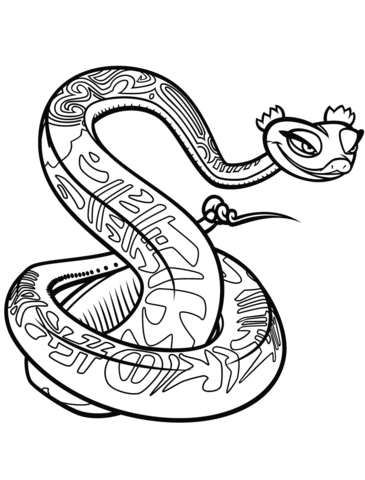 Master Viper  Coloring page