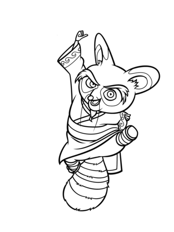 Master Shifu  Coloring page