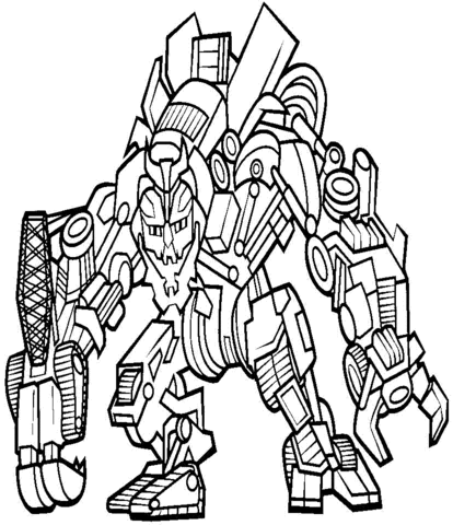 Megatron  Coloring page