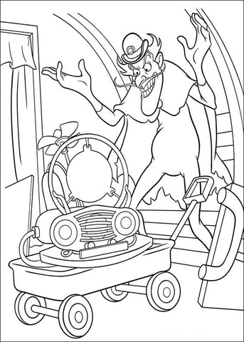 Michael is Happy  Coloring page