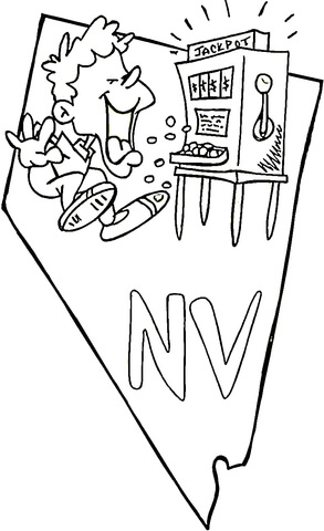 Nevada  Coloring page