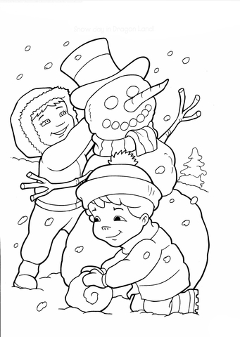 New Year For Emmy And Max  Coloring page