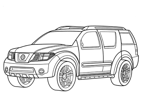 Nissan Dunehawk  Coloring page