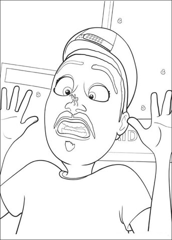 Bee On The Nose Coloring page