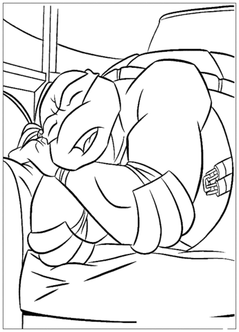 Peaceful Sleep of Leo Coloring page