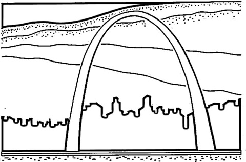 Peoria To St Louis in Missouri Coloring page