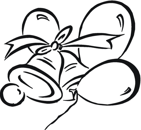 Playing Bells  Coloring page