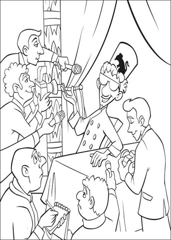 Proud Linguini  Coloring page