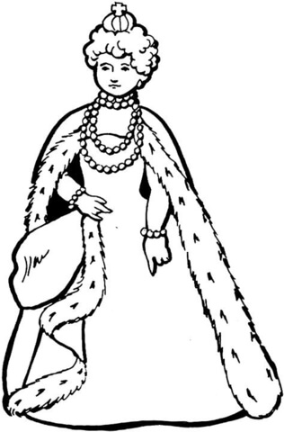 Queen Of France  Coloring page